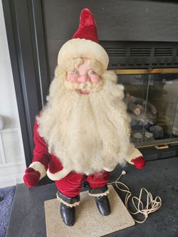1960's Harold Gale Goldbelly Mechanical Santa 32" Tall