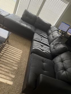 Sectional With Ottoman