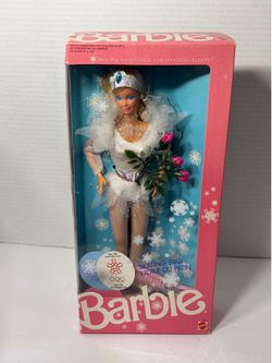 Vintage 1987 Skating Star Barbie Doll – Calgary 1988 Winter Olympics Edition (New in Box)