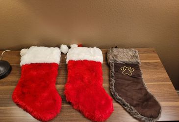 3 Christmas Stockings All For $10