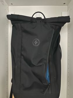 Black Diamond Roll-Top Backpack + Metolius BRD & Petzl Reverso Bundle