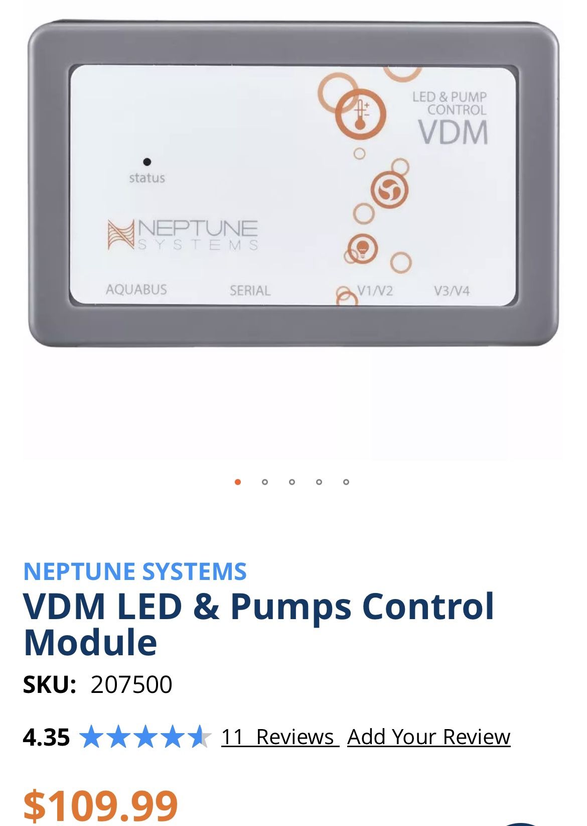 VDM LED & Pumps Control Module - Neptune Systems