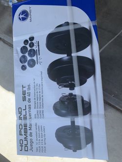 Dumbbells 40lb. Pro set. Brand new never open