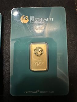 Perth Mint Gold bars