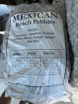 Mexican beach pebbles