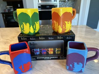 Beatles Square Mugs