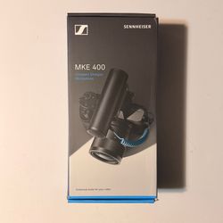 Sennheiser MKE 400 NEW Camera-Mount Shotgun Audio Microphone 2nd version