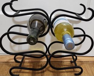 Wine rack - wrought iron