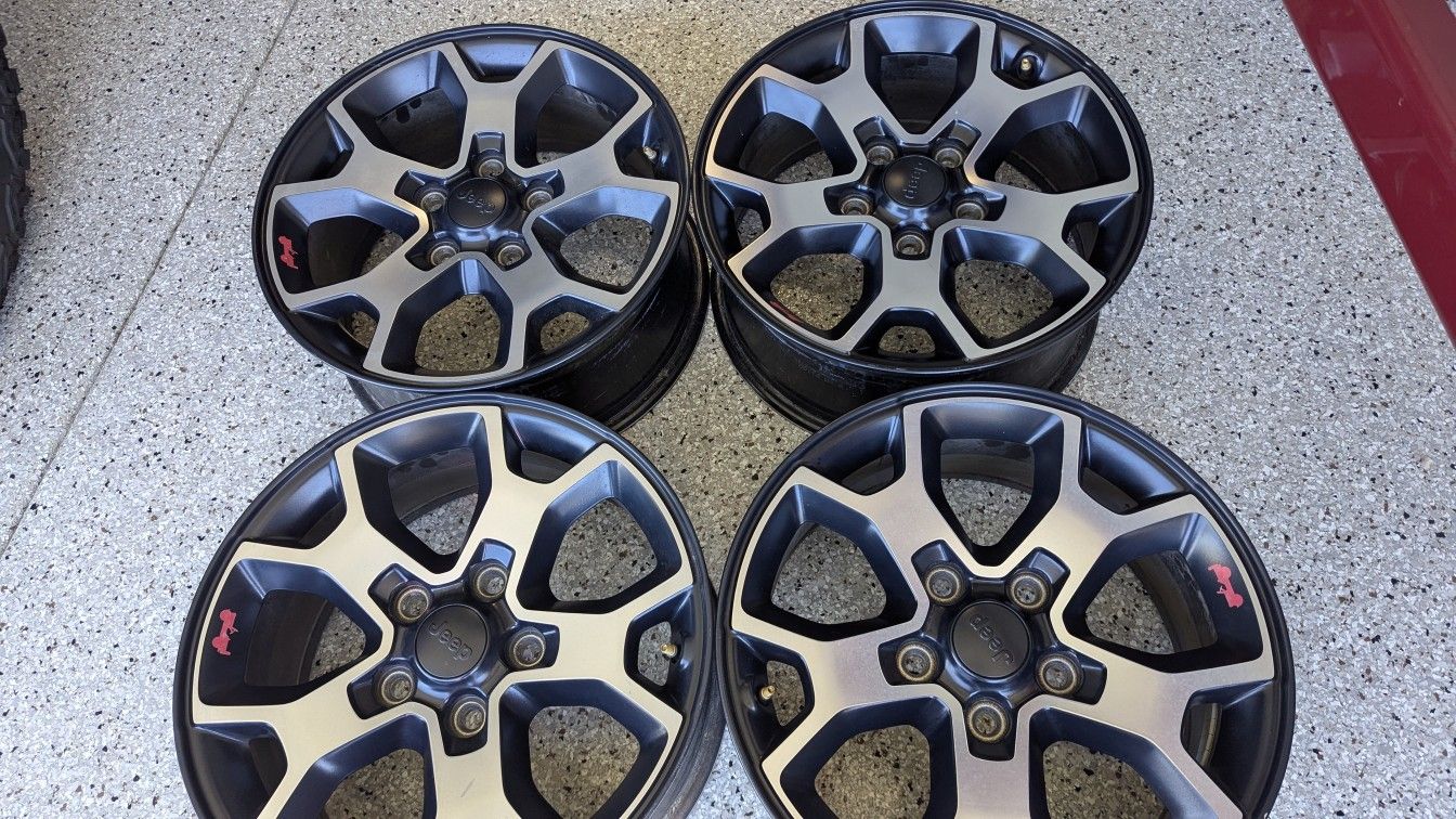 Wheels Set 4 Jeep Rubicon 17 Inxh