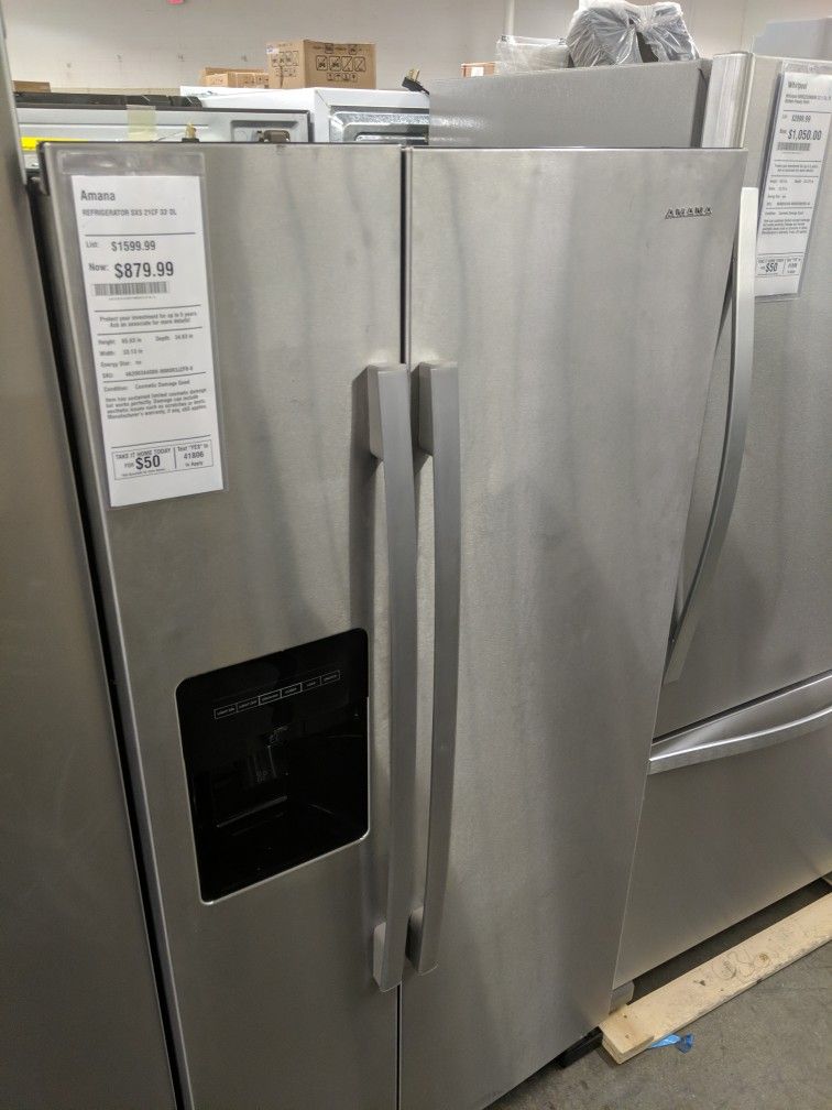 Amana 21 Cu Ft 22MSSATR6 Refrigerator