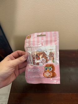 LOZ Micro Block Owl Figure 180 Pieces NWT No. 8612