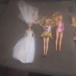 Old.  BARBIE Dolls.  Ken Dolls