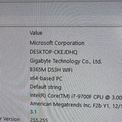Selling  Motherboard  B365m Desh Wifi  And Intel Together 