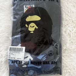 BAPE Black & Blue T-Shirt (Size Large)