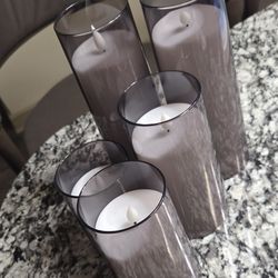 Set Of 5 Battery Candles