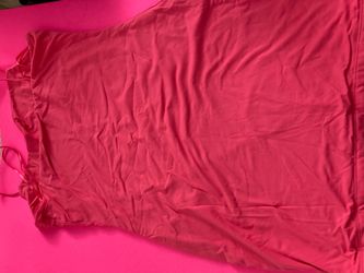 Pink Slip Dress with thin Straps SIZE XL