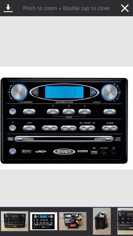 NEW JENSEN AWM970 AM/FM CD/DVD USB/iPod READY FOR RV -
