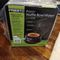 Presto Waffle Bowl Maker