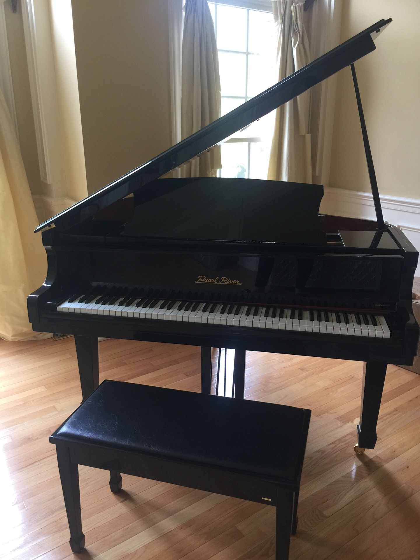 Baby grand piano