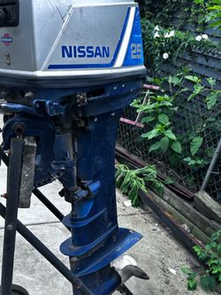 (For Parts!) Boat Motor and Stand $125