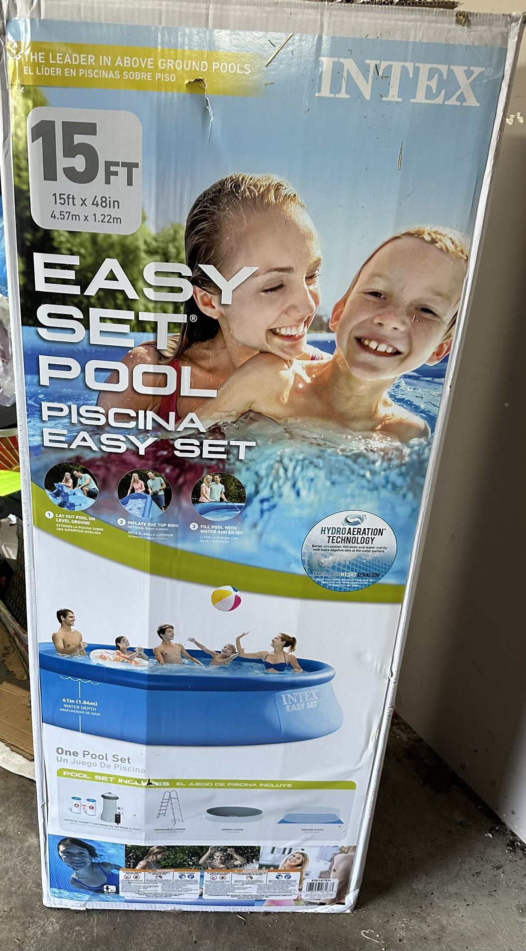 Pool. 15ft x 48 inches deep