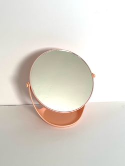 Pink vanity mirror