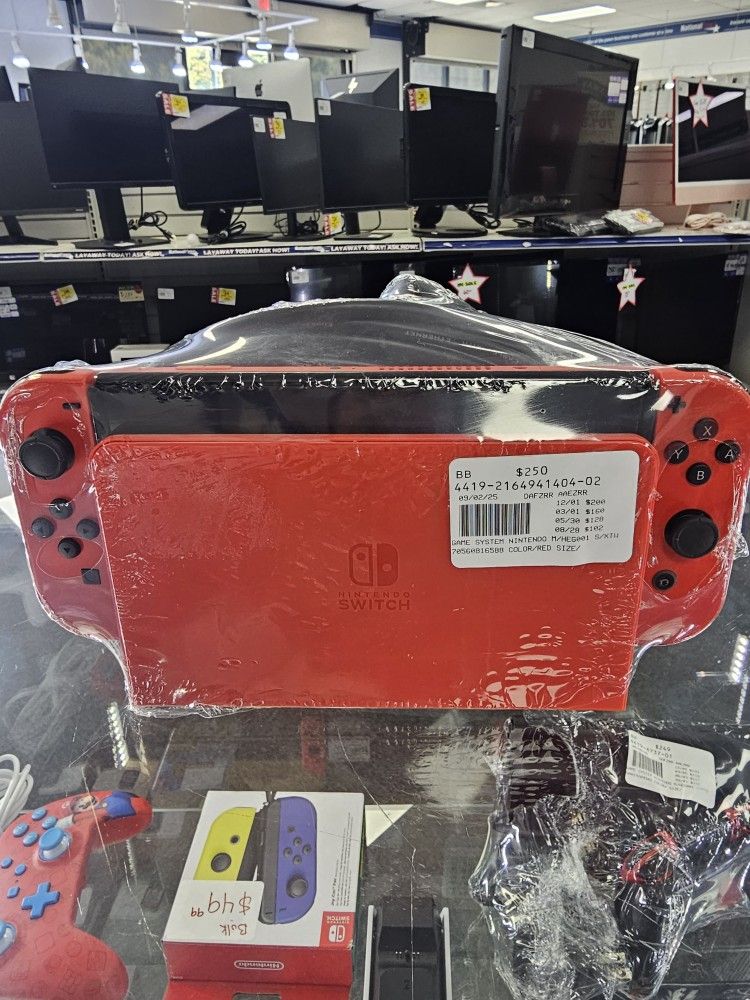Nintendo Switch OLED. *Red Mario Edition* ASK FOR RYAN. #4419-2164941404-02