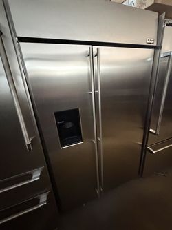 48” GE MONOGRAM BUILT IN STAINLESS STEEL REFRIGERATOR