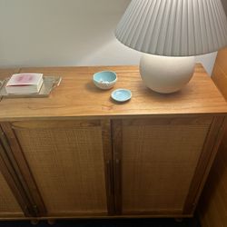 2-door Cabinet, Wood Shelves 