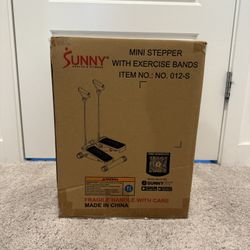 Mini Stepper With Exercise Bands