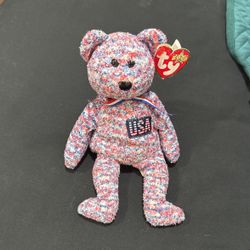 USA Beanie Baby July 4th 2000