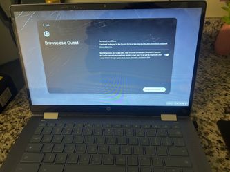 Light blue chromebook