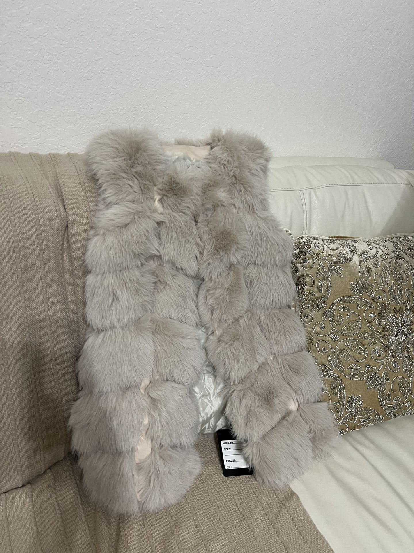 Not Real Fox Fur, Vest