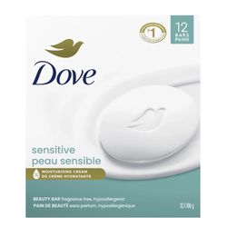 Dove Sensitive Beauty Bars (12-pcs)