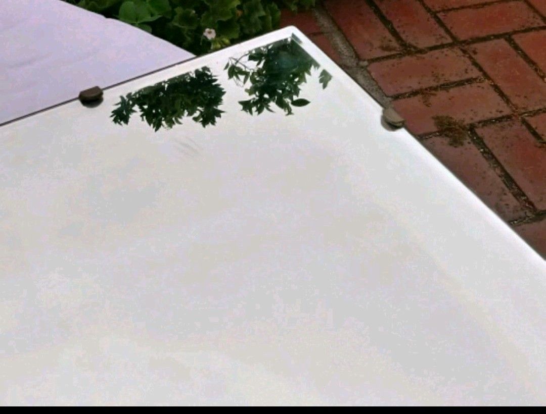 1940s frameless mirror