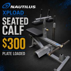 Nautilus XPLoad Seated Calf Machine