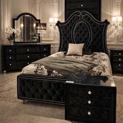 New 4pc Bedroom Set In Box Buy Now Pay Later $39 Down No Credit Needed 