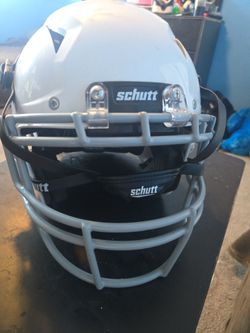 Schutt football helmet white