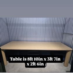 Large Dinning Table With Chairs 