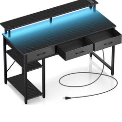 Gaming Desk with outlets