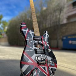 Van Halen Blk Red White Stripes