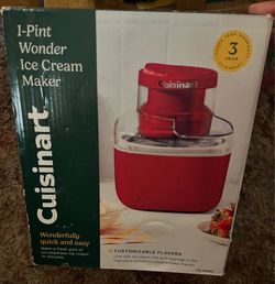 Cuisinart 1 pint wonder ice cream maker