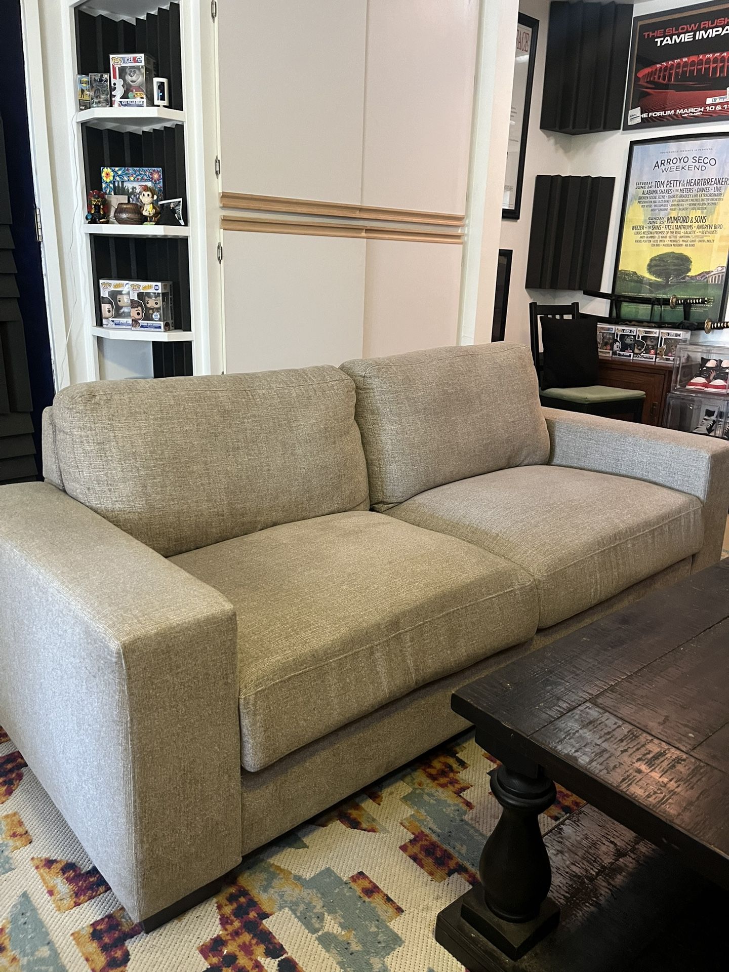 Light Grey Living Spaces Couch