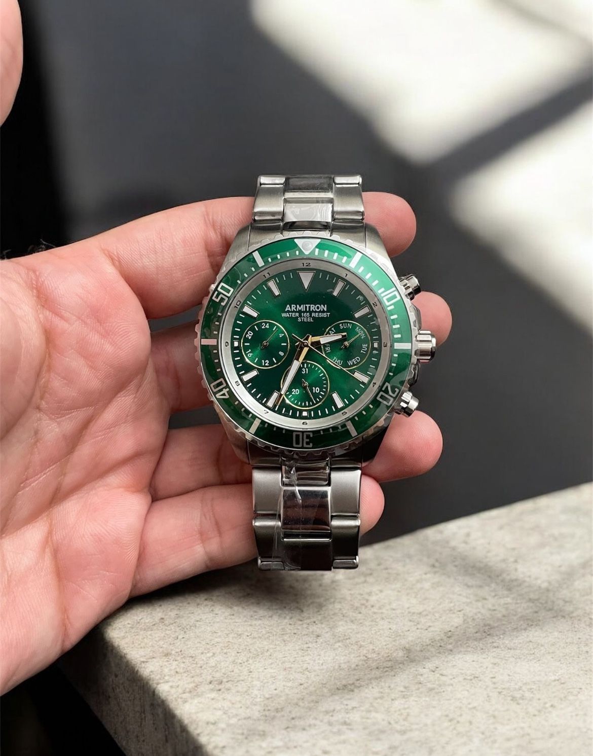 Armitron Submariner Stainless Steel Bracelet Watch