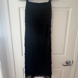 ULTRA Betsy Johnson Vintage RARE FRINGE Dress COACHELLA Size P