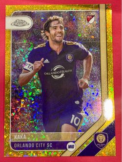 2026 Topps Chrome MLS Kaka #45 Gold Mini Diamonds /50 Orlando City 29/50