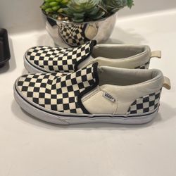 Vans Checkered Slip On Youth 5