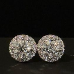 moissanite earrings