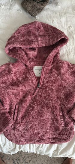 Abercrombie kids pink pullover 7/8
