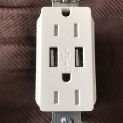 Electrical Outlet With USB charging